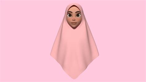 hijab 3dx|Hijab 3D Model